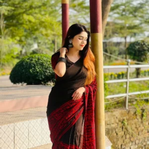 semi muslin saree