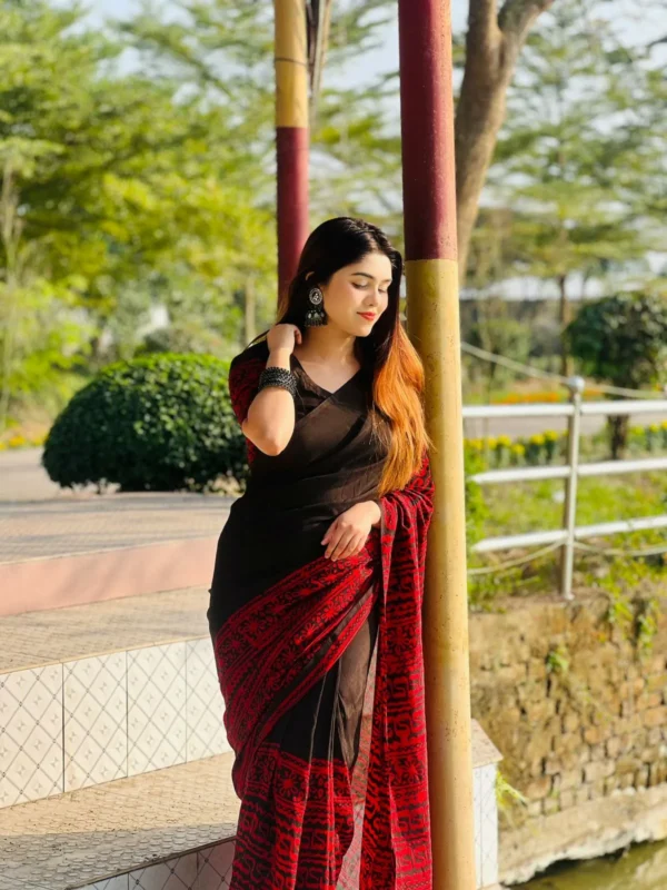 semi muslin saree